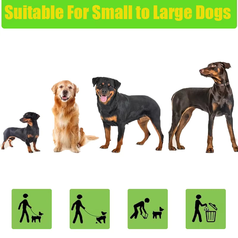 CAMA Dog Poop Bags — 450 Bags / 30 Rolls + Dispenser