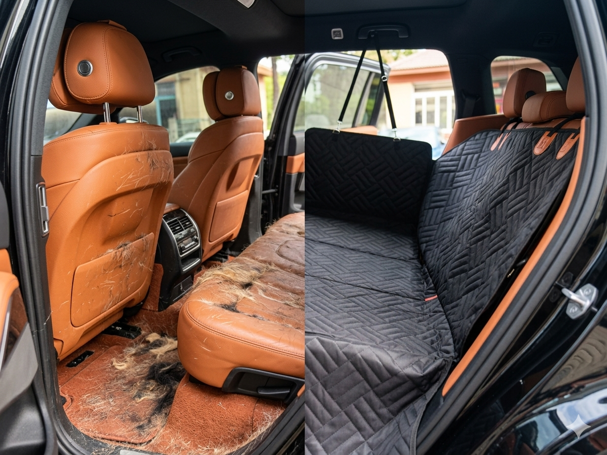 CAMA Hard Base Dog Car Seat Cover